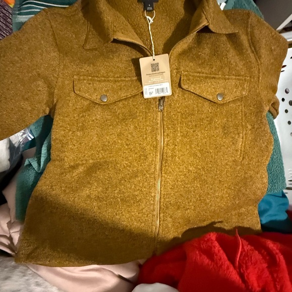 Patagonia Golden Brown Zippered Chore Jacket - Picture 2 of 3